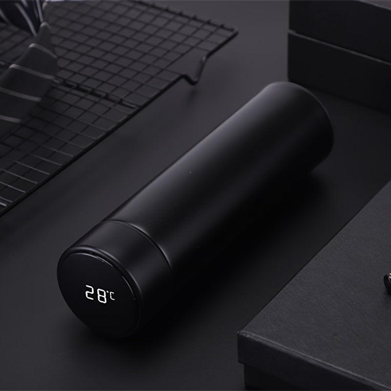 Digital Temperature Display Water Bottle Insulated Stainless Steel Water Cup