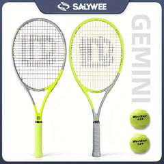SALYWEE Beginner Tennis Racket Carbon Composite Lightweight Durable with Bag