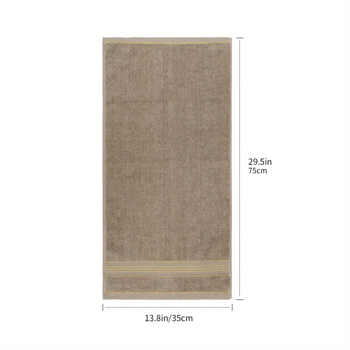 Embroidered Towel Set, Absorbent & Quick Dry, 13.8x29.5in