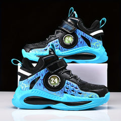 Boy's High Top Basketball Shoes Non Slip Sneakers