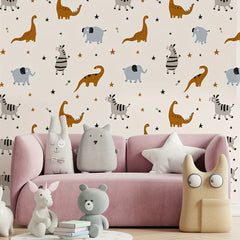 7pcs Dinosaur Stair and Drawer Stickers