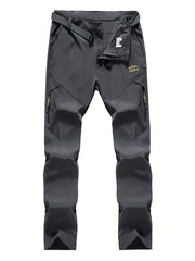 Men's Quick Dry Trousers Elastic Waist Active Pants