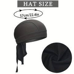 Mesh Long Tail Pirate Hat Hip Hop Bandana Cycling Summer Sports