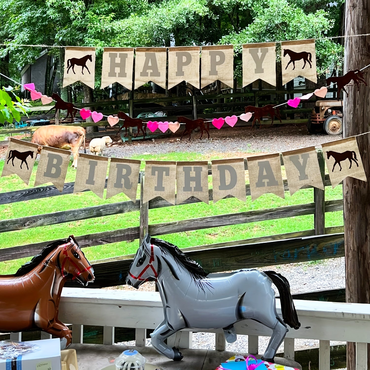 Large Horse Balloon Foil Aluminum Themed Party Decorations Baby Shower Supplies
