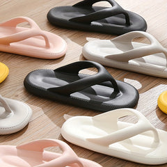 Men's Open Toe Flip Flops Lightweight Non Slip Slippers