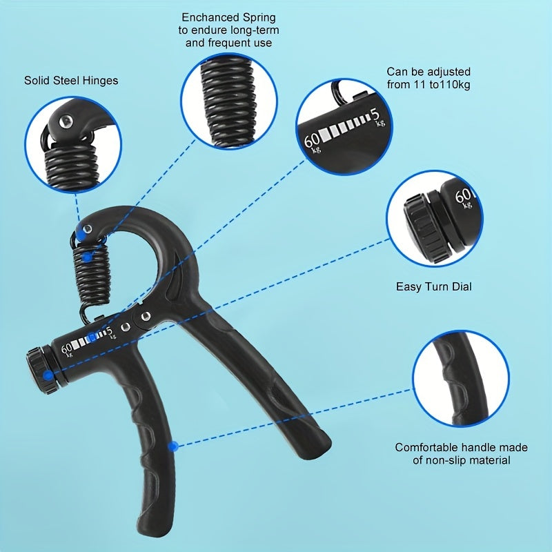 Adjustable Grip Strength Trainer for Hand & Arm Rehab