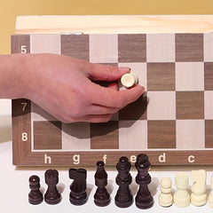 Foldable Magnetic Chess Travel Board Game for Family Gatherings