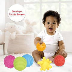 Textured PVC Baby Sensory Balls for 6 Months