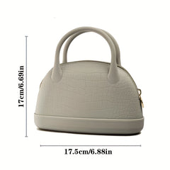 Silicone Crocodile Pattern Handbag Waterproof Makeup Pouch
