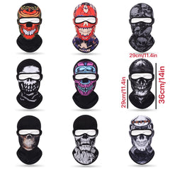 Skull Ghost Mask Hat Windproof Dustproof Riding Hat