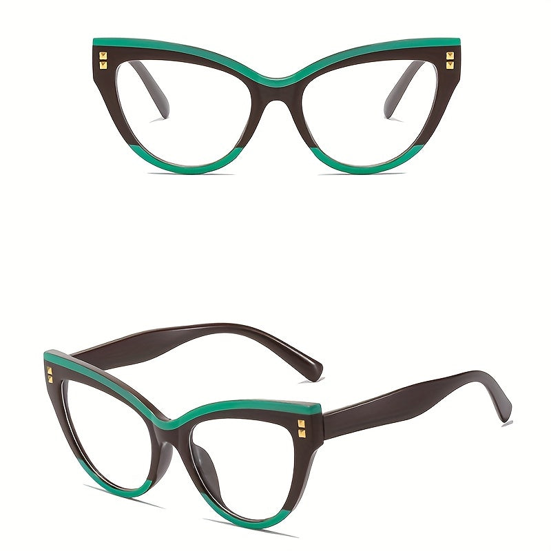 Cat Eye Jelly Block Light Blocking Glasses