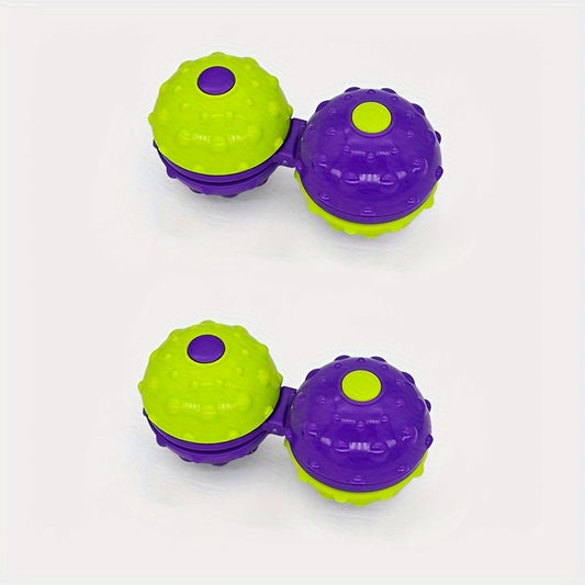 2pcs Fidget Spinning Ball Massage Ball Decompression Toy Fidget Toy