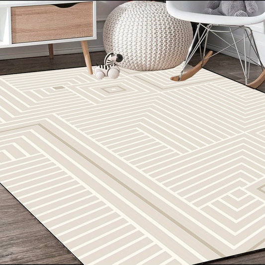 Modern Minimalist Area Rugs Anti-slip Washable Rug