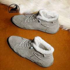 Men's Thermal Winter Boots Lace ups Casual Walking Shoes