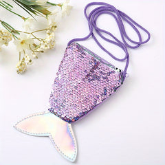 Mini Sequin Mermaid Bag Coin Purse Shoulder Crossbody Bag