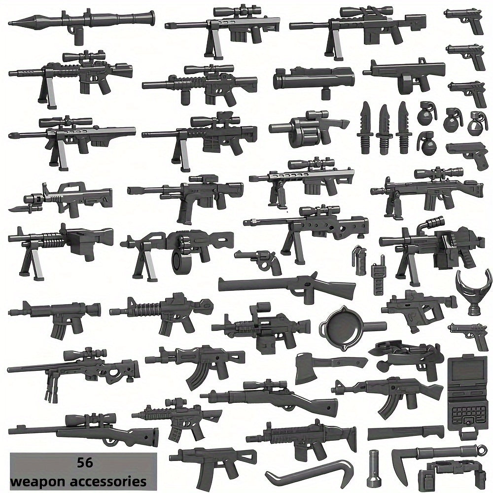 Special Forces Building Blocks Toy Set 196pcs with Mini Figures & Accessories