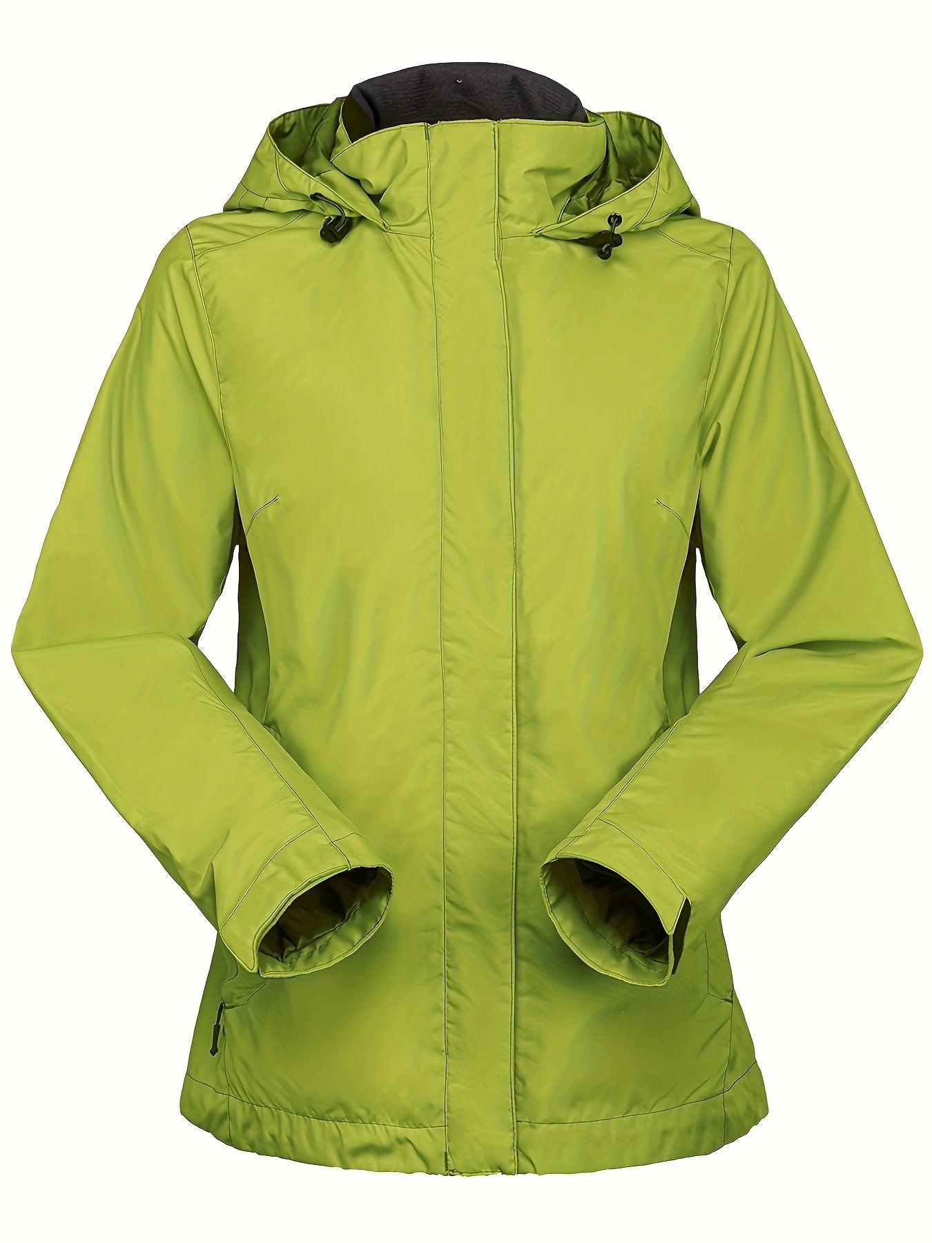 Women's Thermal Hooded Jacket Windproof Softshell Coat for Hiking