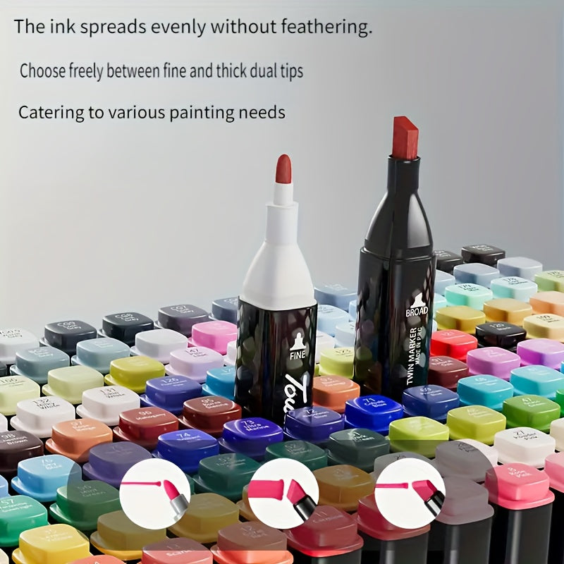 80 60 Dual Tip Marker Set for Art Students