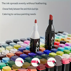 80 60 Dual Tip Marker Set for Art Students