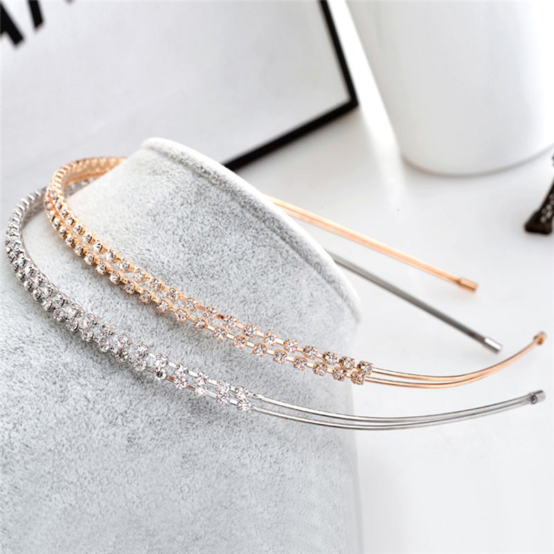 Crystal Rhinestones Headbands Wedding Party Hair Hoop Band Hairband