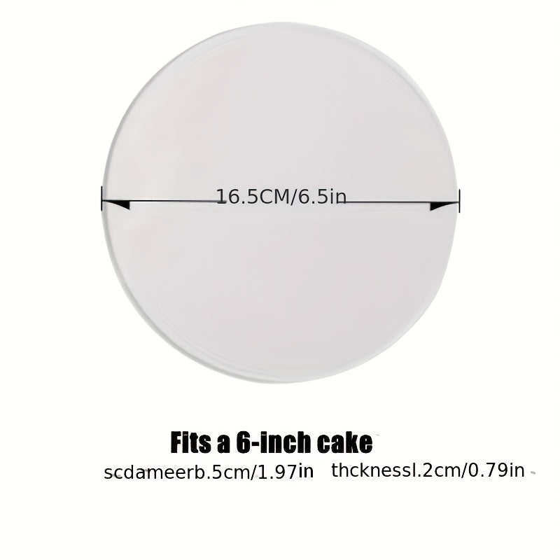 Acrylic Round Cake Discs 10 Cake Base Boards Baking Tools