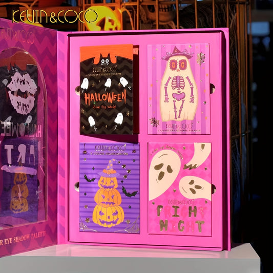 Halloween 21 Colors Eyeshadow Palette Set Pearly Matte Earth Orange Brightening