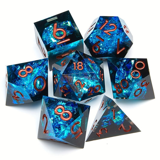 7pcs Polyhedral Dice Set for RPG Pathfinder Board Games