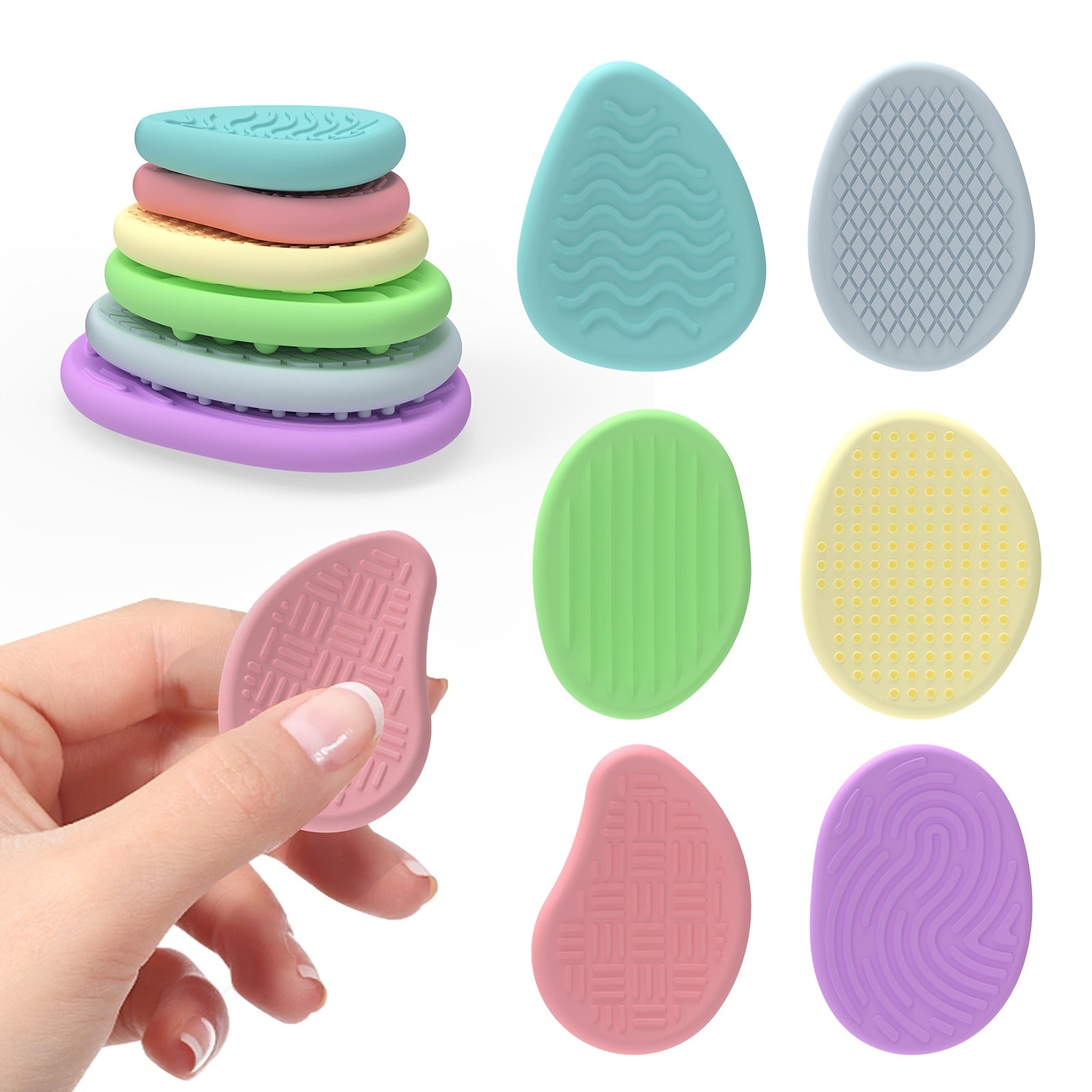 12pcs Silicone Sensory Fidget Toys for Autism ADHD Relaxation