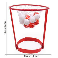 2 Pack Basketball Party Game - Adjustable Basket Net Headband