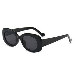 Small Oval Vintage Sunglasses 90's Style Round Sun Glasses