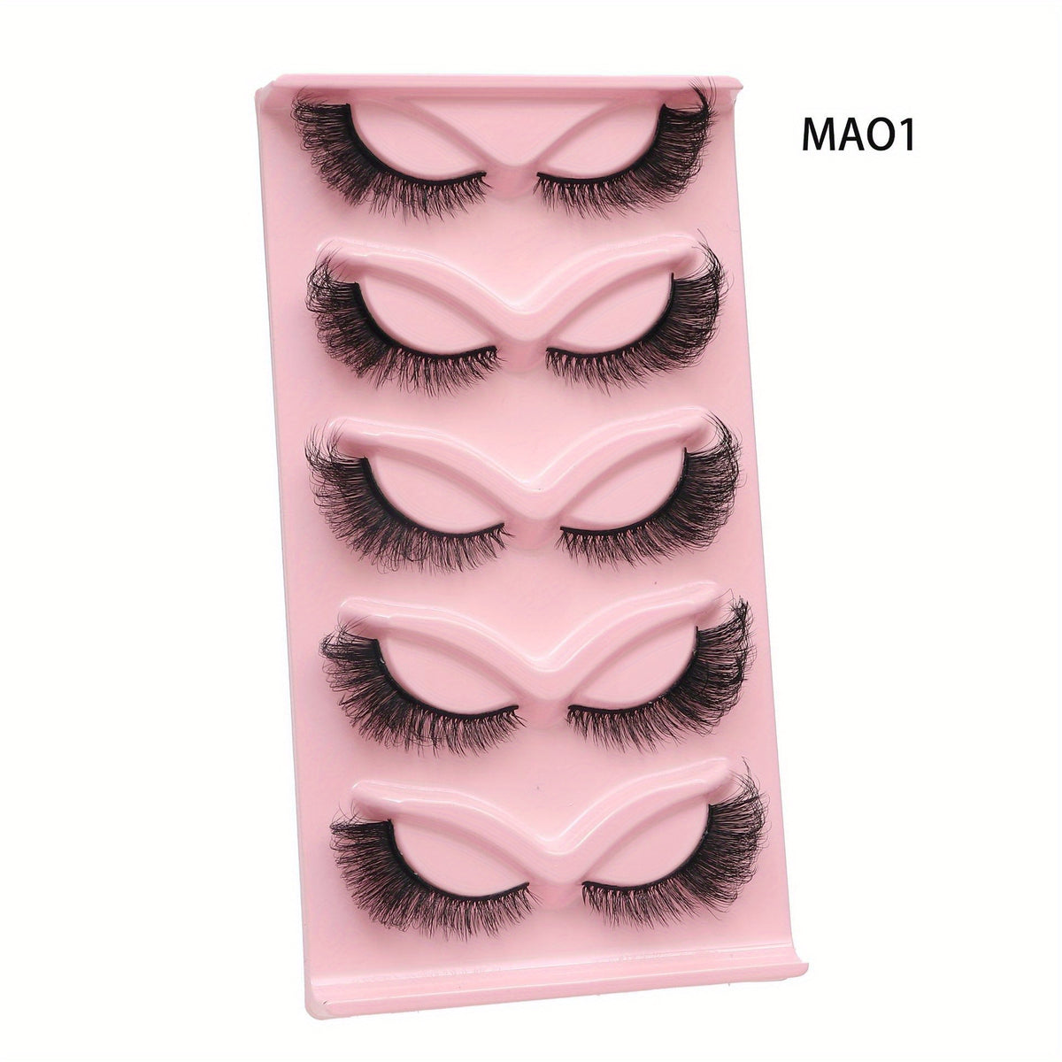 Natural Lightweight Fluffy False Eyelashes Cross Extension