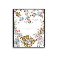 DIY Cross Stitch Birth Proof Embroidery Bag Bedroom Decoration 14CT