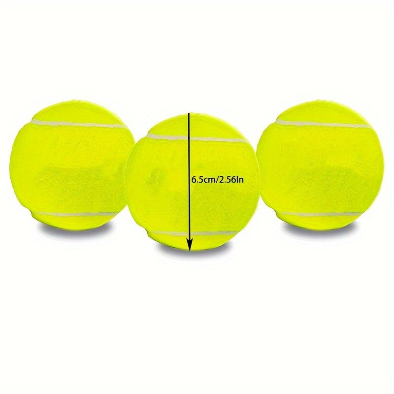 3pcs Low-Pressure Tennis Balls for Training Practice