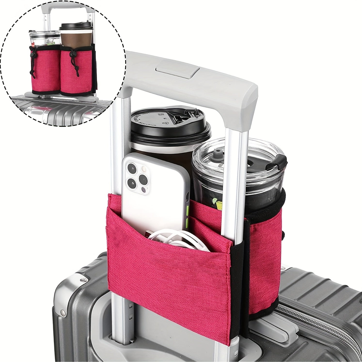 Non Woven Cup Holder Lightweight Durable Carrier Portable Cup Storage Bag