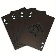 4pcs Stainless Steel Credit Card Size Bottle Opener