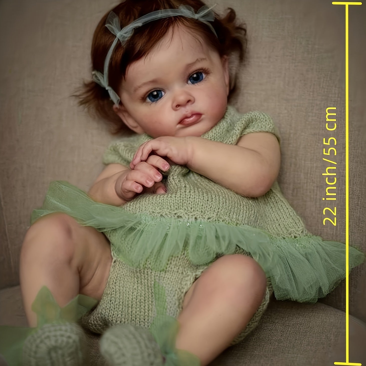 Realistic 55-88 cm Reborn Baby Dolls Soft Vinyl Toy for Kids Age 3