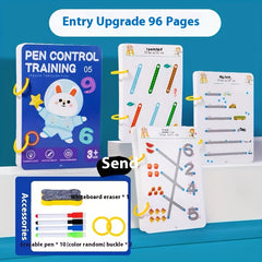 GIRLA Preschool Kids' Reusable Tracing Cards Set