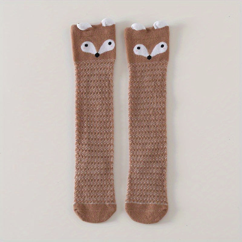 2pairs Baby Girls Animal Over The Knee Socks