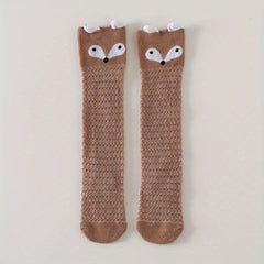 2pairs Baby Girls Animal Over The Knee Socks