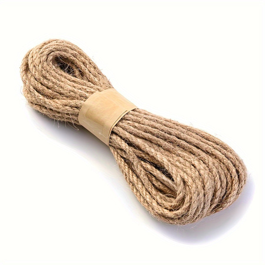 10 Meters Natural Jute Twine Durable Packing Brown Rope String