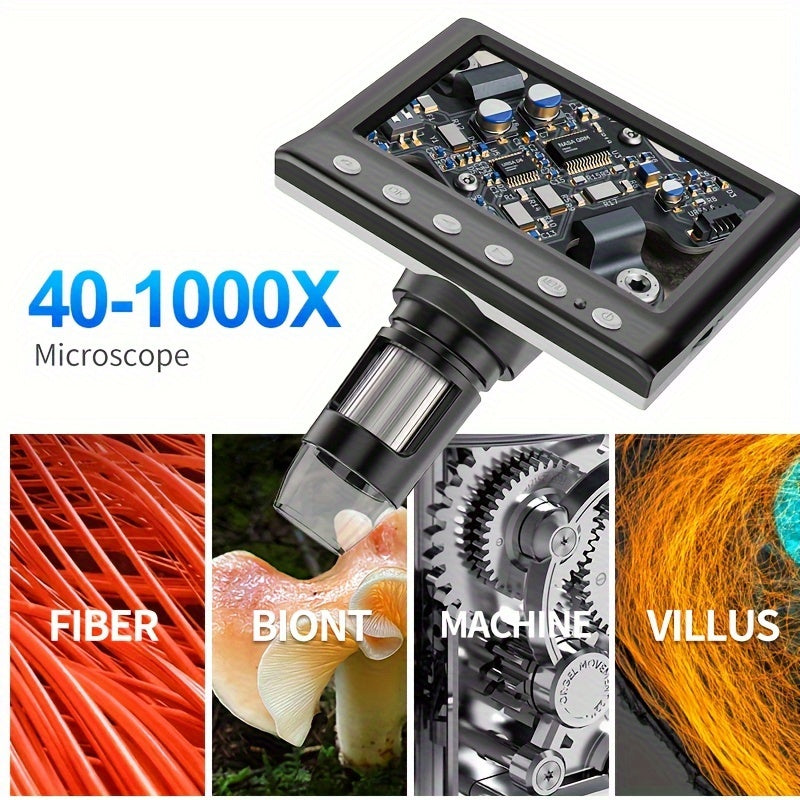 HD 10 Digital Electronic Microscope Screen Mobile Phone Watch Repair
