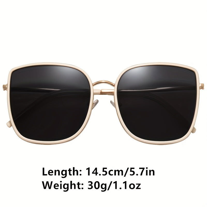 Large Square Sunglasses For Women Men Drivers Summer UV400 Sun Shades Glasses