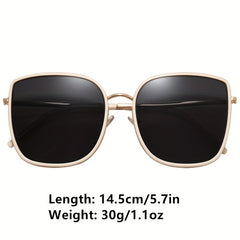 Large Square Sunglasses For Women Men Drivers Summer UV400 Sun Shades Glasses