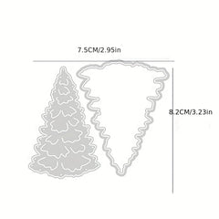 1pc DIY Christmas Tree Metal Cutting Dies Stencils Scrapbook Embossing