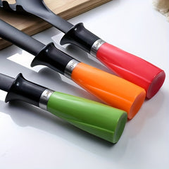 7pcs Kitchen Cooking Utensils Set Vertical Plastic Handle Nylon Kitchen Tools