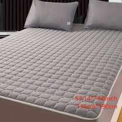 Soft Thick Cotton Fitted Sheet with Deep Pocket for Bedroom Guest Room