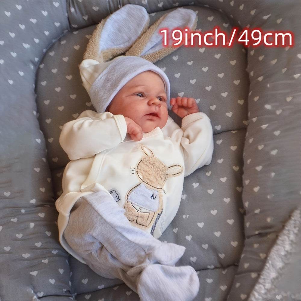 19 Inch Reborn Dolls Realistic Vinyl Dolls With Accessories