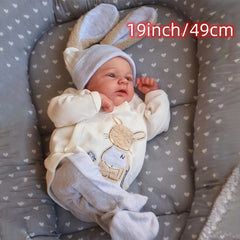 19 Inch Reborn Dolls Realistic Vinyl Dolls With Accessories