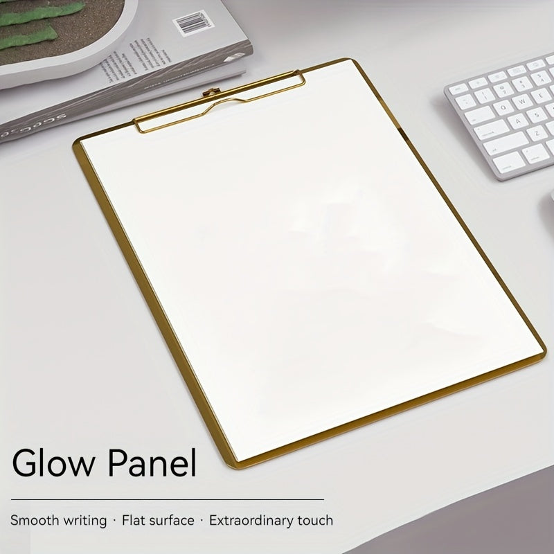 Stainless Steel Clipboard with Strong Metal Clip