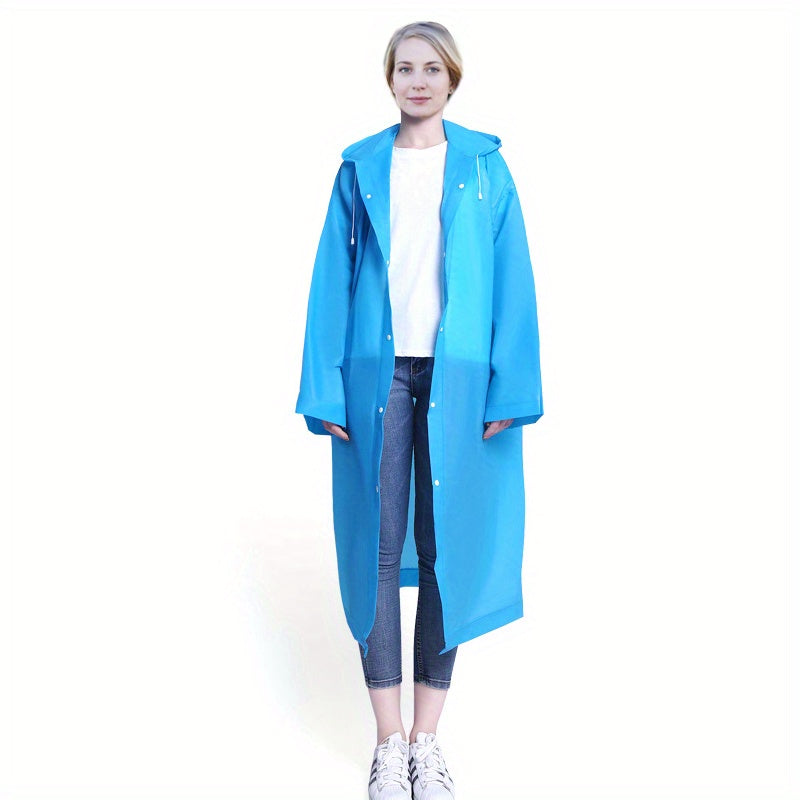 Waterproof Hooded Raincoat for Men Women